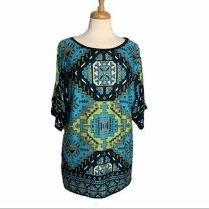 Ruby Rd Embellished Kimono Sleeve Top Small